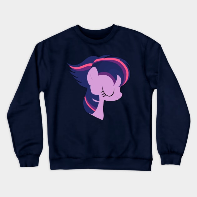 Twilight Sparkle Hairstyle Crewneck Sweatshirt by jingacoo